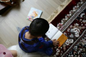 child reading