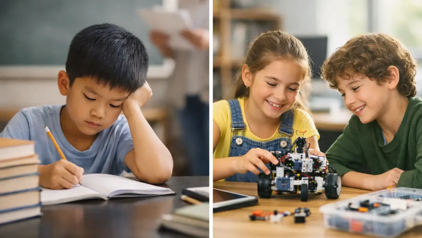 Rote Learning vs Deep Learning for Children